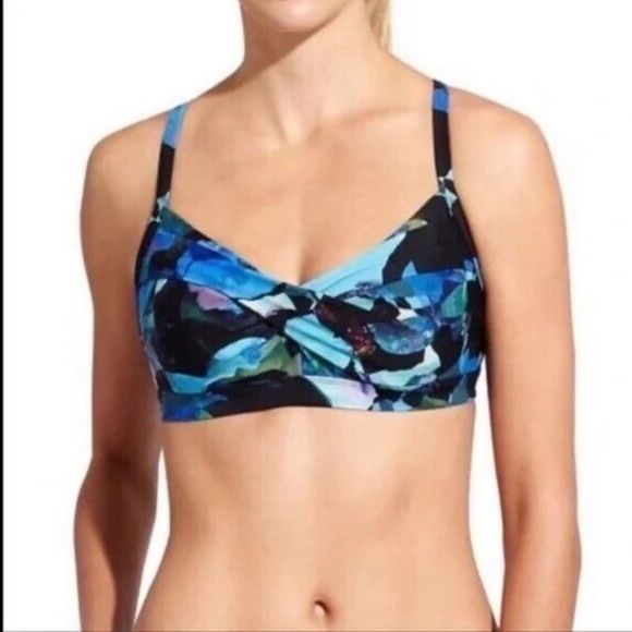 34B/C Athleta Blue Print Twister‎ Bikini Top - Picture 12 of 12